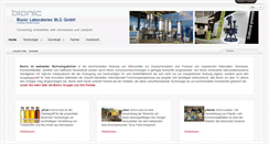 Desktop Screenshot of bionic-world.eu
